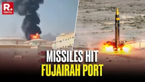 BREAKING: Iran Launches Rocket Attacks On Fujairah Port in UAE New Video Shows