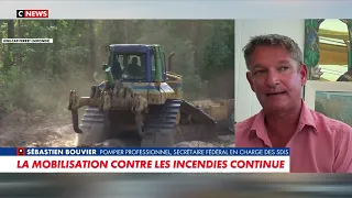 Incendies : «Nous sommes en phase de guerre», lâche Sébastien Bouvier