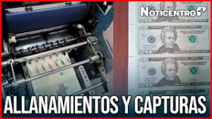 Golpe en Bogotá con apoyo de EE UU desmantelan red que falsificaba dólares | Canal 1 | Noticentro
