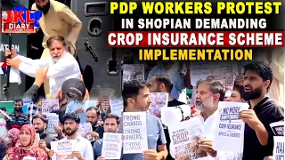 Shopian PDP Workers Seek Crop Insurance Scheme Implementation Amid Farmer's Concerns