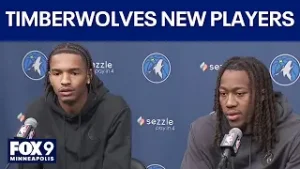 Ayo Dosunmu, Julian Phillips introduced by Minnesota Timberwolves after NBA trade deadline