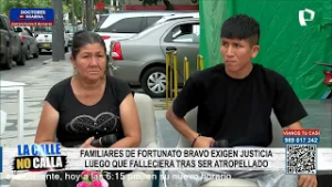 SJL: Familiares de Fortunato Bravo exigen justicia luego que falleciera tras ser atropellado