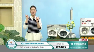 SCJ TV SHOPPING | Bộ lau nhà tách nước bẩn Megahome