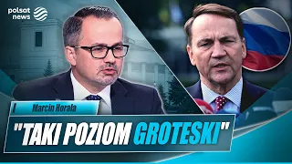 Sikorski addressed Lavrov. Horała scores points: The level of the grotesque