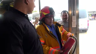 United Firefighters strengthen prevention efforts at the Israel Lewites market