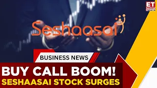 Why Seshaasai Technologies Stock Suddenly Surged After Investec's BUY Call | Business News | ET Now