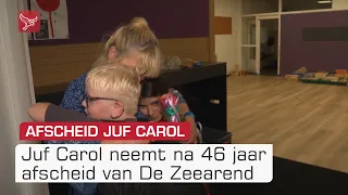 Juf Carol neemt na 46 jaar afscheid van De Zeearend | Omroep Flevoland