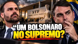 Eduardo Bolsonaro supports 'Flávio for Supreme Court' with AI image of his brother as a Justice