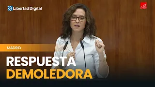 Historic dressing-down of Sánchez by Ayuso: "You are a fraud"
