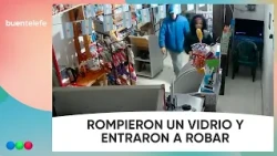 THEY BROKE A WINDOW AND BROKE IN TO ROB