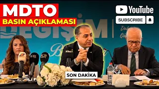 MDTO Basın Toplantısı: Değişim Çıkışı @Kanal33mersin