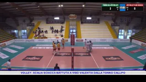 VOLLEY  SCALIA SCIACCA BATTUTA A VIBO VALENTIA DALLA TONNO CALLIPO