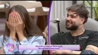 Casa Iubirii - ALEXANDRU, DECLARATIE BOMBA: “ARE CEL MAI FRUMOS BUST!” DIANA A RAMAS MUTA!