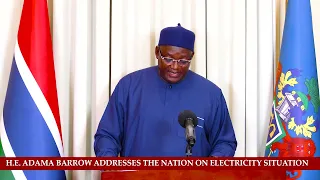 PRESIDENT BARROW ADDRESSES THE NATION