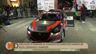 The "Vuelta de la Manzana" gets underway