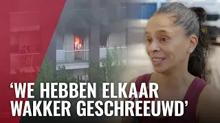 Brand in galerijwoning in Noord: flat enkele uren ontruimd