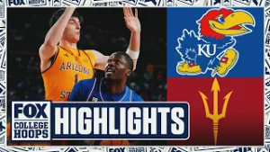 No. 14 Kansas Jayhawks vs. Arizona State Sun Devils Highlights ? FOX College Hoops