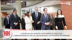 LOS REYES DE ESPAÑA ASISTIERON A UNA CITA CONMEMORATIVA EN LA UNIVERSIDAD AUTÓNOMA DE MADRID.