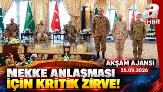 Mekke Ortak Savunma Anlaşması İçin Kritik Zirve! Üç Ülkenin Genelkurmay Başkanları Riyad'da