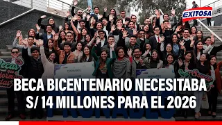 🔴🔵 Beca Bicentenario necesita S/ 14 millones del MINEDU: “Cifra bastante pequeña”, según Jorge Mori