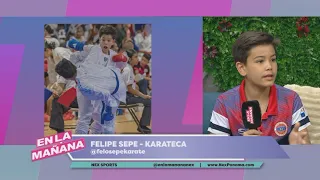 Felipe Sepe nos habla de los resultados en el Campeonato Mundial de Karate | En La Mañana