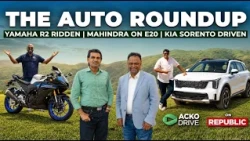 Yamaha R2 Ridden, Mahindra Answers E20 Concerns & Kia Sorento Reviewed | ACKO Drive X Republic TV