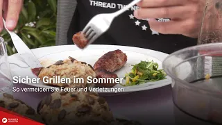 Sicher Grillen im Sommer: So vermeiden Sie Feuer und Verletzungen