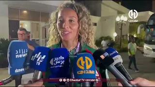 🔴 شاهد.. كيف ردّت الحارسة كلوي نغازي على سؤال صحفي: «أنتِ أفضل من لوكا زيدان!» 🧤🤔