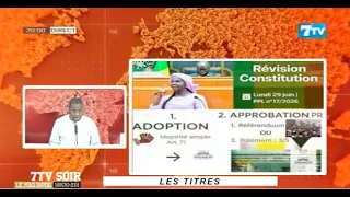 🔴[NEWS] SUIVEZ 7TVSOIR - LE MAG INFOS EN FR DU LUNDI 29 JUIN 2026 (LE 20H)
