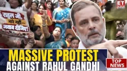 Rahul Gandhi Under Fire: BJP Women’s Wing Protests Outside Congress Office | Breaking News