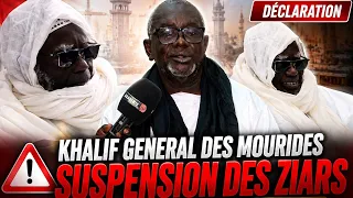 Urgent🚨 importante déclaration du Khalif general des Mourides Serigne Mountaha pour les activites