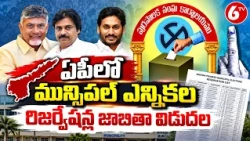 ఏపీలో మున్సిపల్ ఎన్నికల రిజర్వేషన్ల జాబితా విడుదలAP Municipal Elections 2026 | Reservations List|6TV