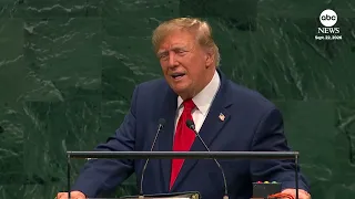 President Trump addresses capture of Venezuelan President Nicolas Maduro at U.N. General Assembly