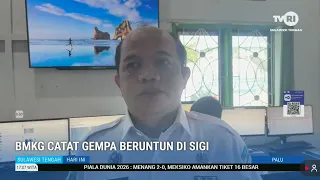 STHI - BMKG Catat Gempa Beruntun di Sigi