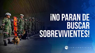 ¡24 horas sin parar! Militares intensifican búsqueda de sobrevivientes en Cali