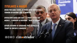 Crisis por cable chino: reunión entre Boric y Kast termina en quiebre tras 15 minutos