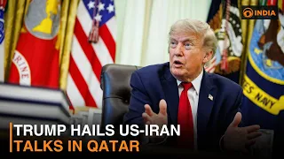 Trump Hails US-Iran Talks in Qatar & more news | DD India Live | 7:30 PM IST