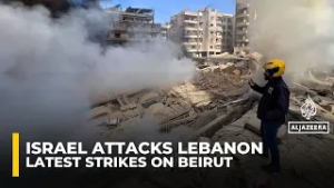 Israel launches more attacks on Beirut as troops advance in Lebanon