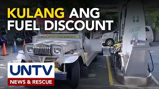 P12/l fuel discount sa PUVs, hindi sapat ayon sa isang transport group