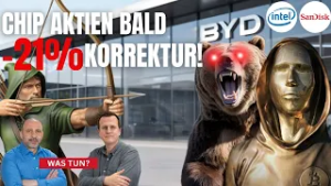 Vorsicht! Weitere Korrektur erwartet! BYD, Robinhood, SanDisk, Intel, Bitcoin