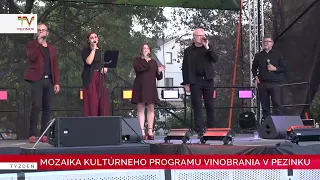 Mozaika kultúrneho programu Vinobrania v Pezinku