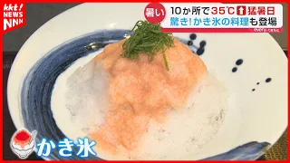 "Chilly Surprise": Udon hidden in shaved ice!? A new way to beat the heat is here