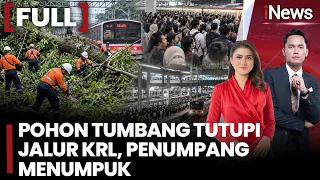 Pohon Tumbang di UI Ganggu KRL Bogor, Peron Stasiun Manggarai Dipadati Penumpang |iNews Pagi (1/10)
