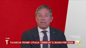 Board of peace, Sala: "Trump simpatico e concreto sta lavorando per la pace"