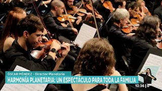 The Montevideo Philharmonic Orchestra and the Planetarium host a joint performance