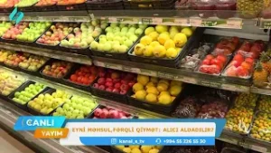 Eyni məhsul, fərqli qiymət: Alıcı aldadılır? | Canlı Yayım