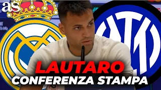LAUTARO MARTÍNEZ, CONFERENZA STAMPA COMPLETA oggi prima di REAL MADRID - INTER | CHAMPIONS LEAGUE