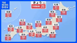 Kyushu Forecast to Reach Over 40°C; Extreme Heat Expected Across Tokai to Western Japan; Warning ...
