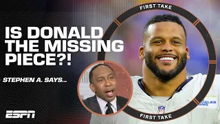 Stephen A. is ALREADY CROWNING the Los Angeles Rams if Aaron Donald comes back! 👑 | Get Up