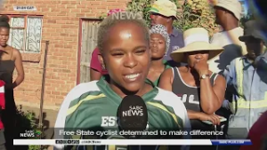 F State cyclist determined to make difference